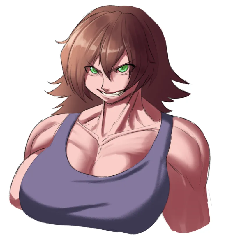 muscle girl art - page28