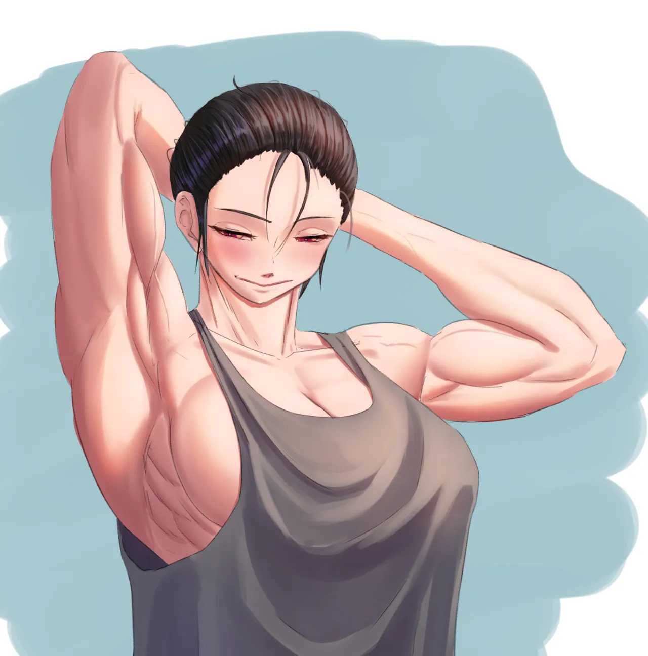 muscle girl art - page29