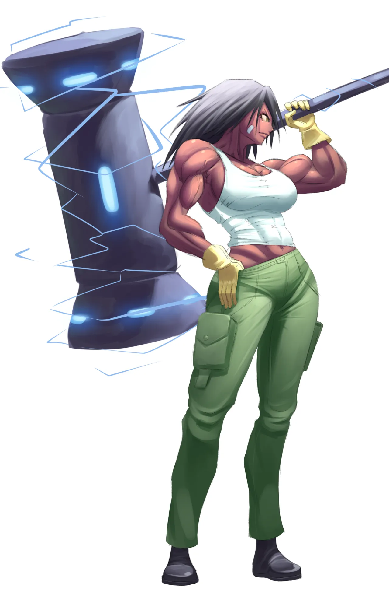muscle girl art - page30