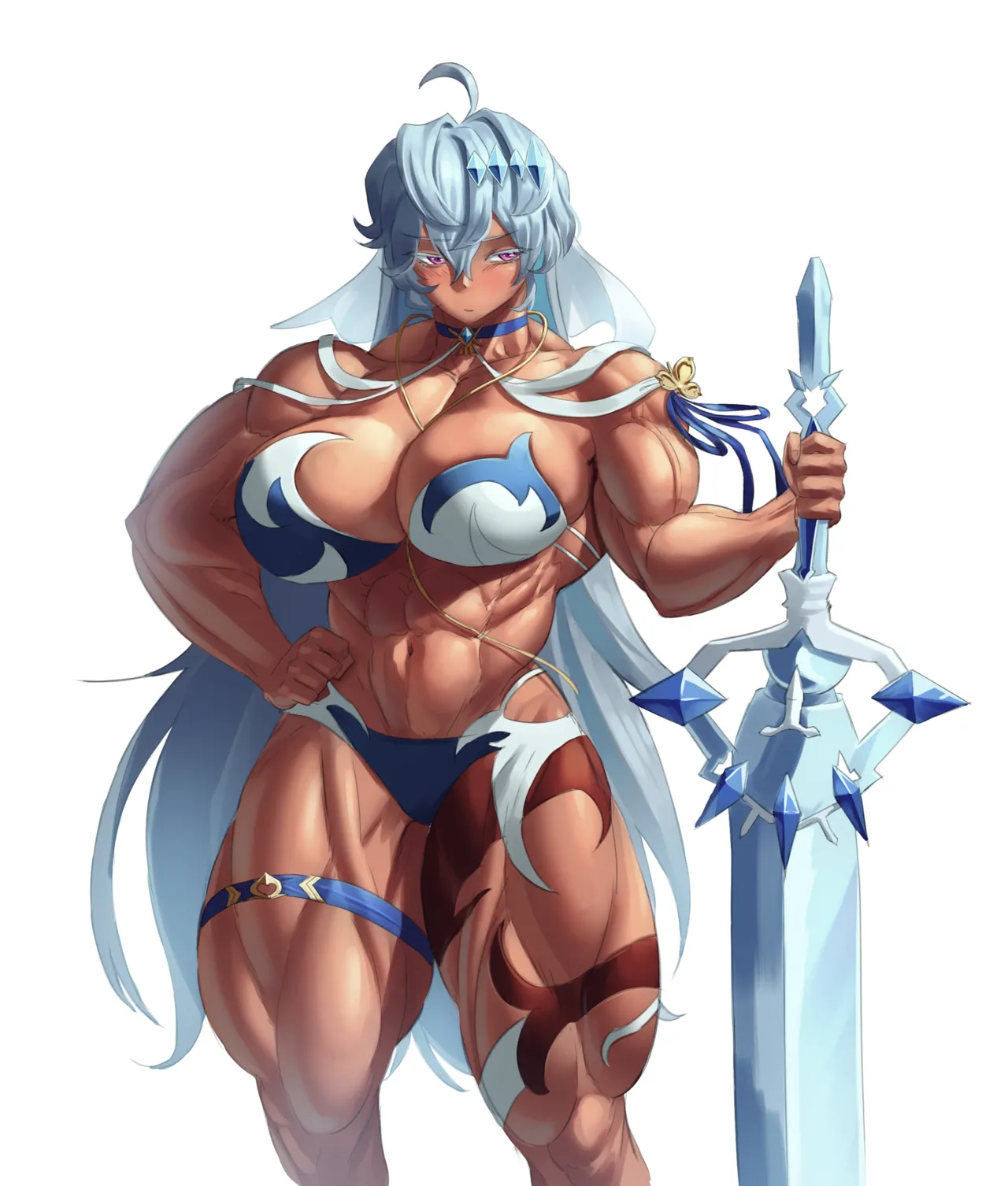 muscle girl art - page32