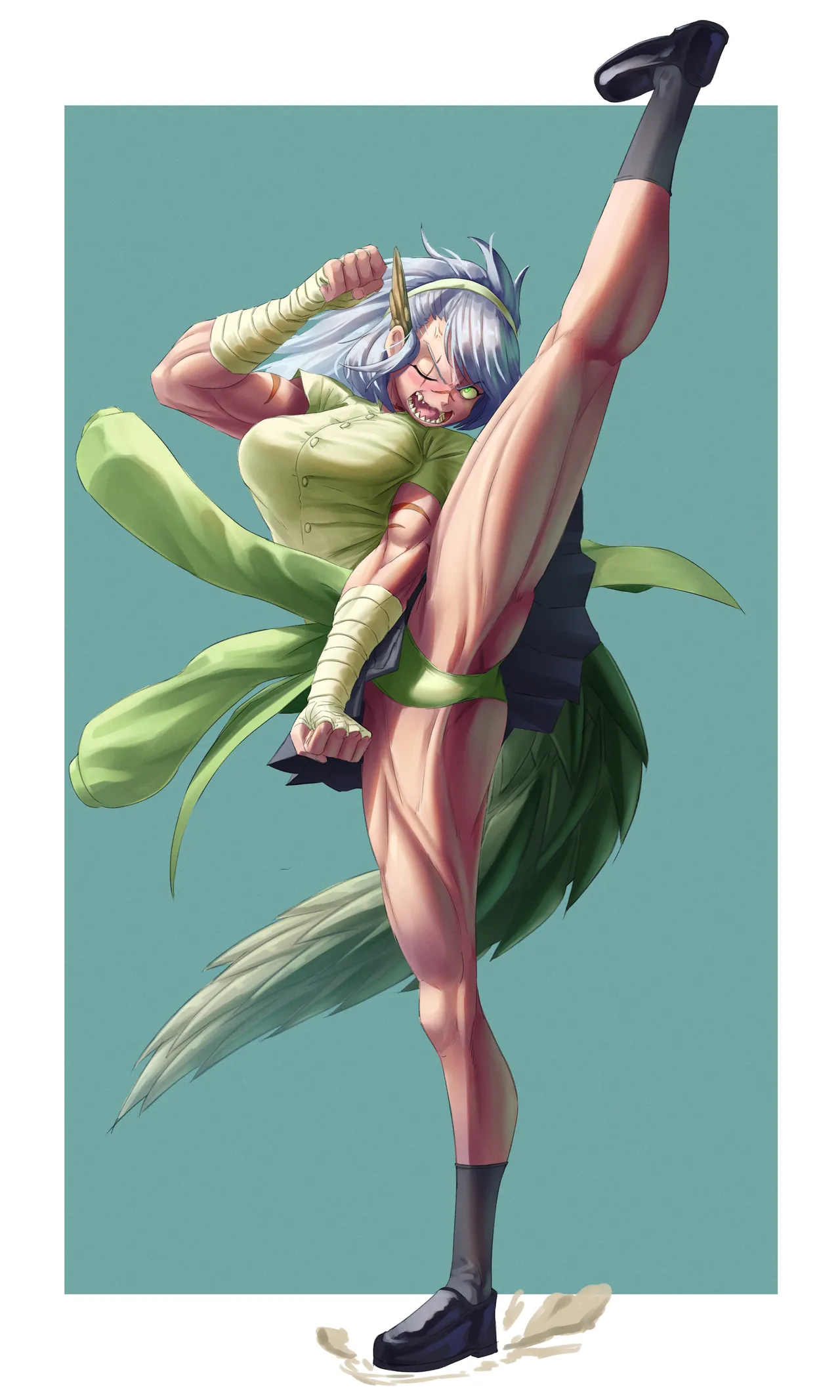 muscle girl art - page46