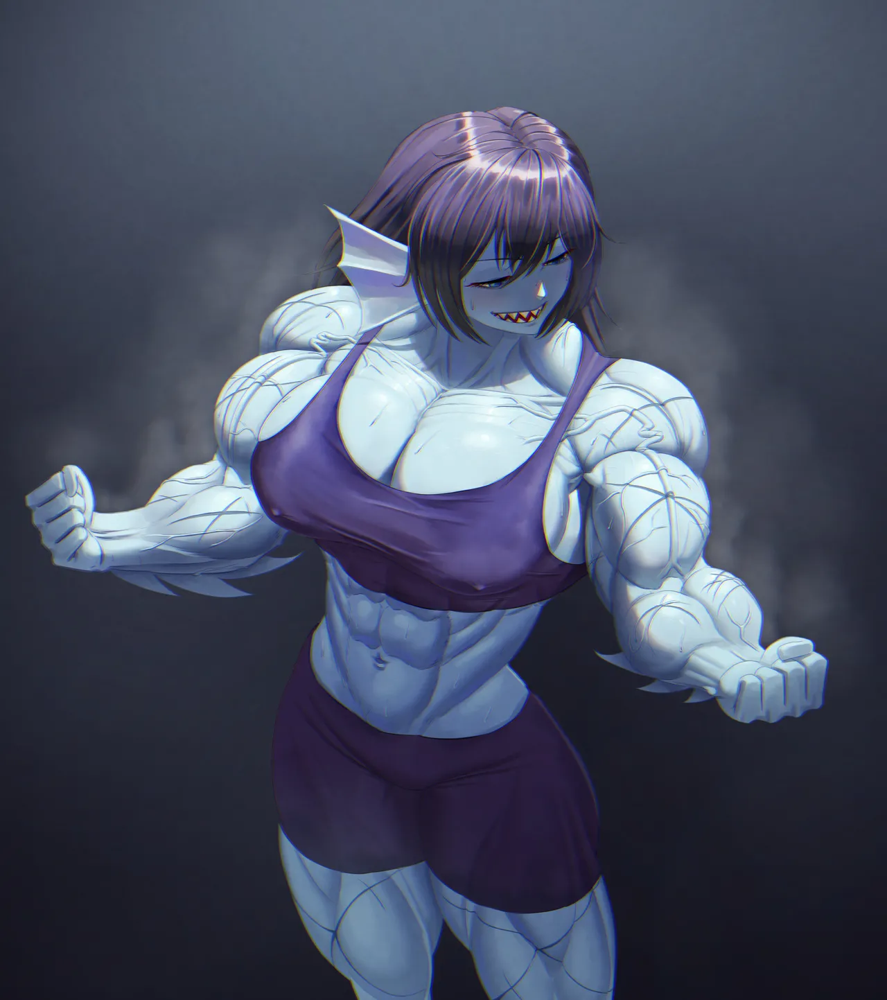 muscle girl art - page51