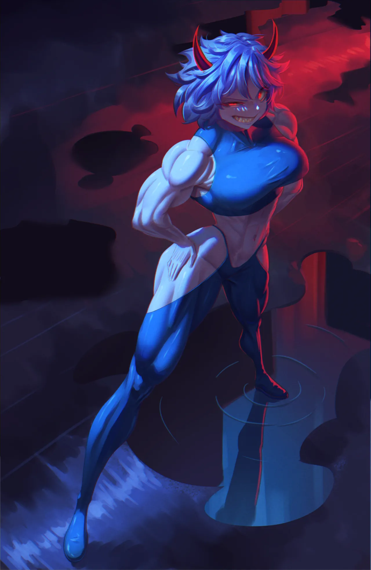 muscle girl art - page54