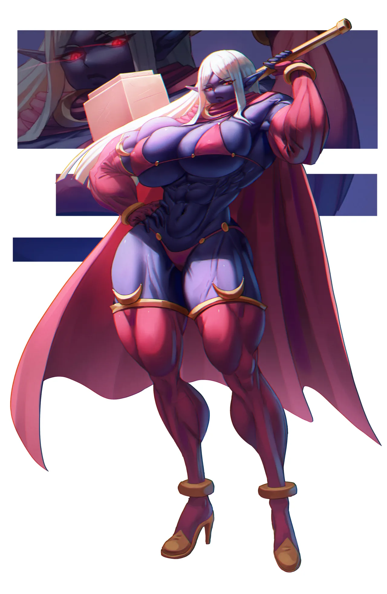 muscle girl art - page57