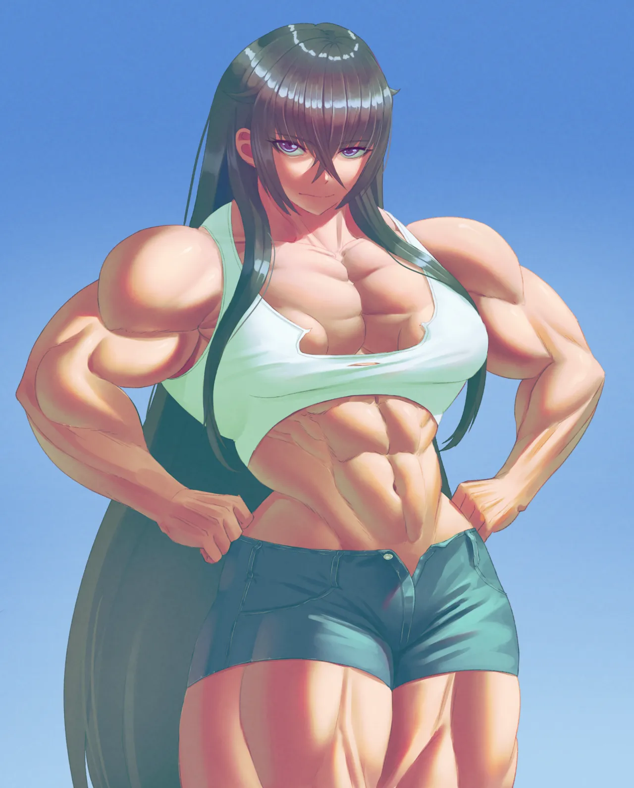 muscle girl art - page60