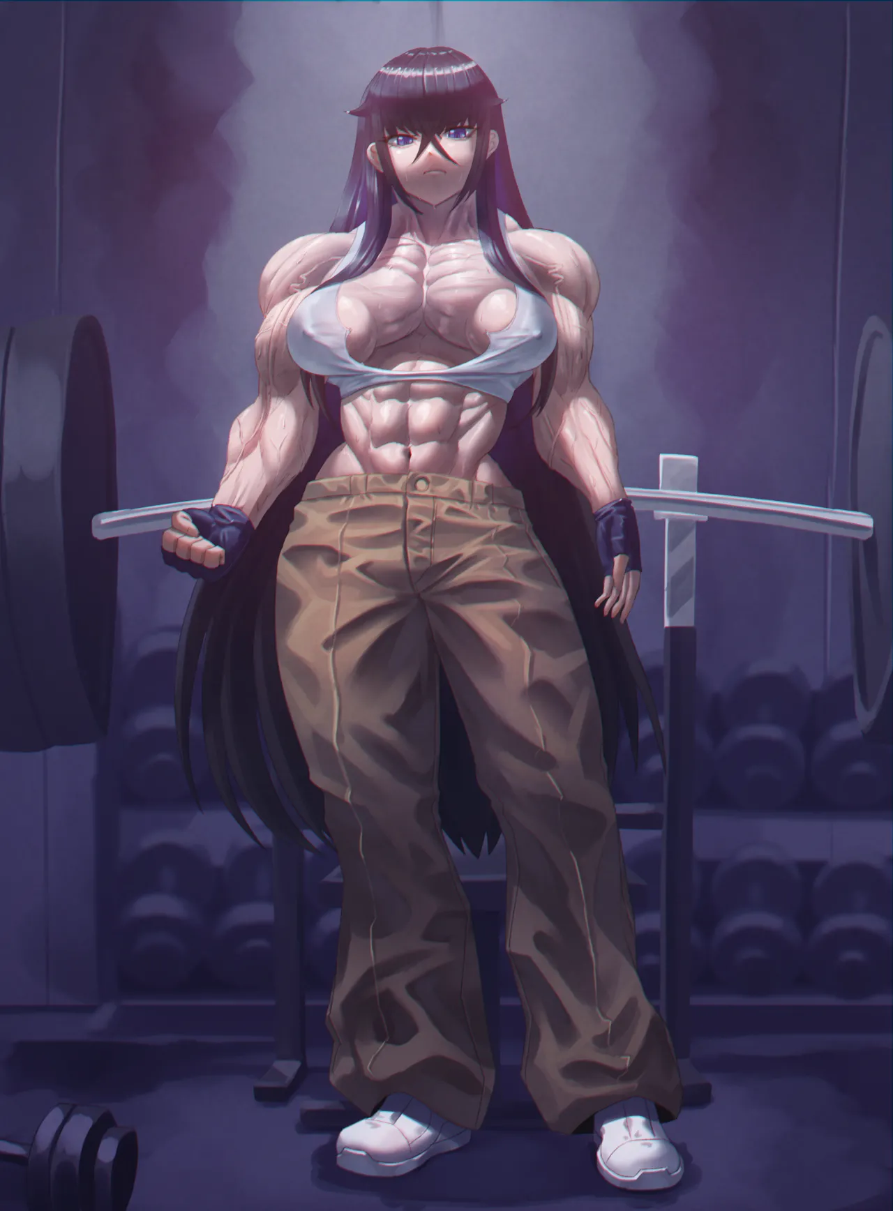muscle girl art - page61