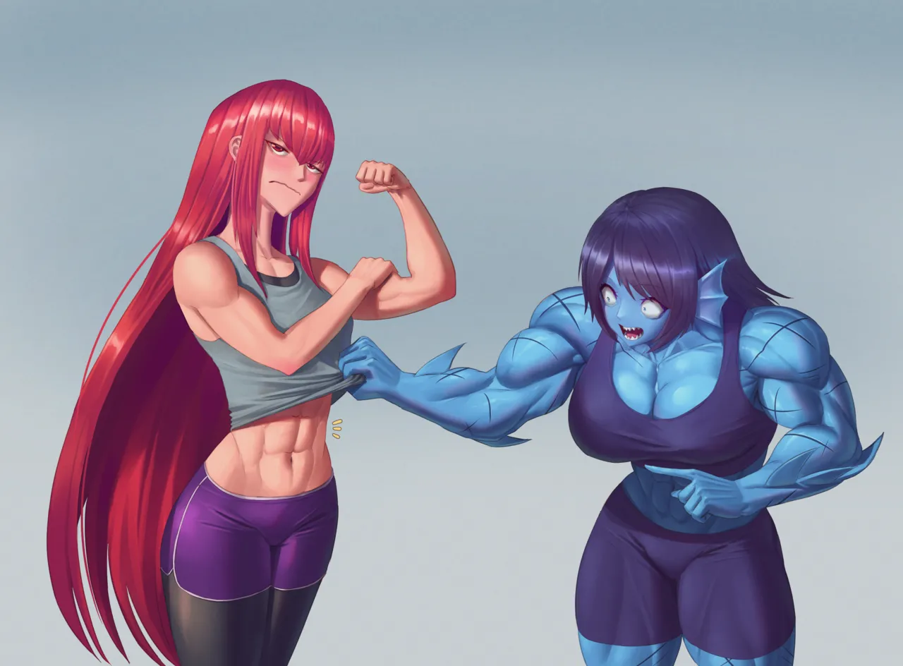 muscle girl art - page62