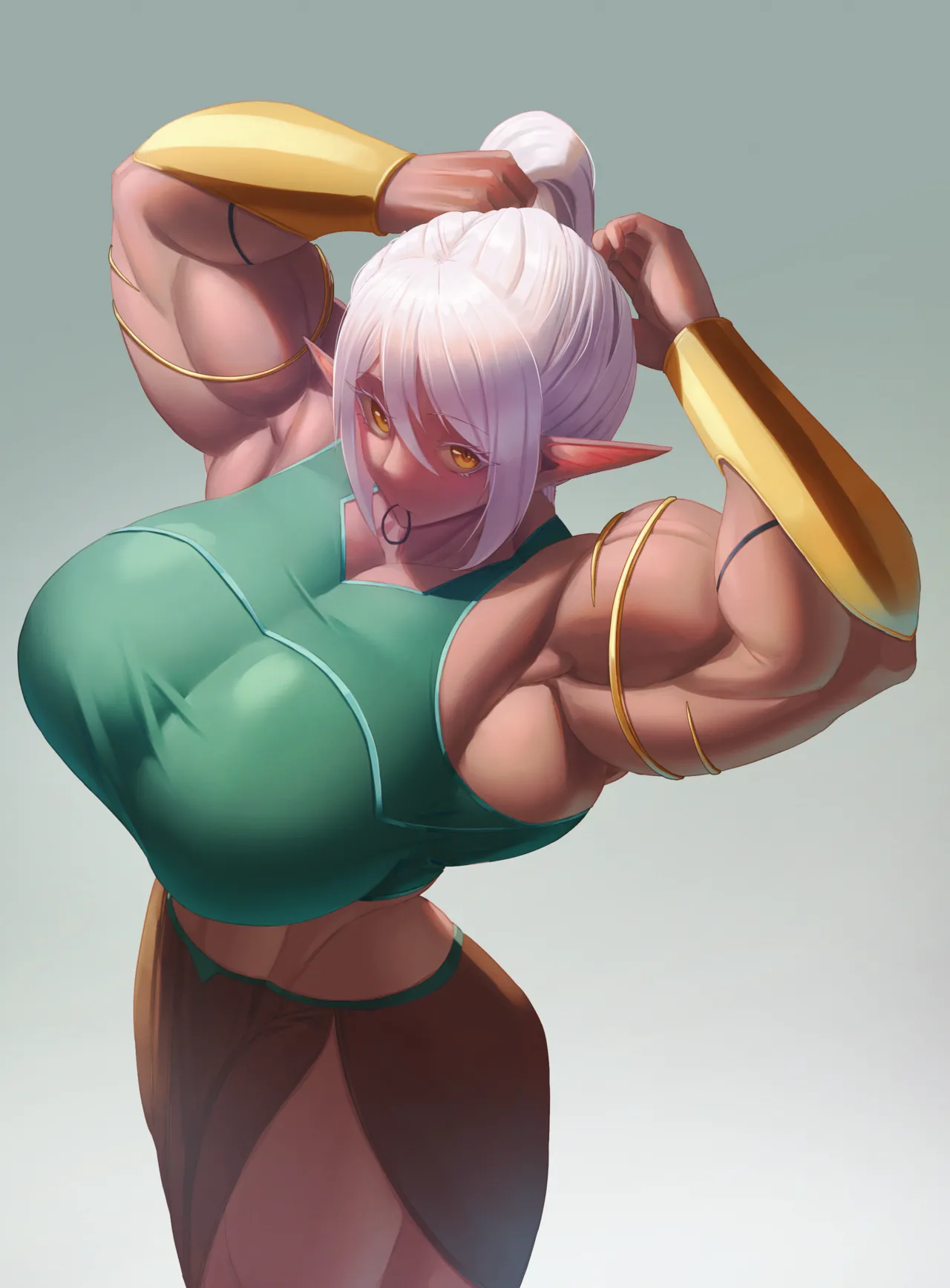 muscle girl art - page63