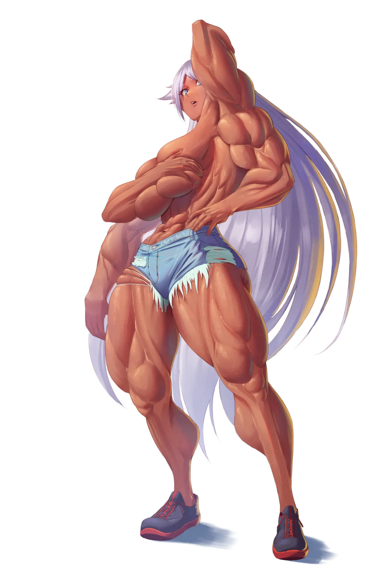 muscle girl art - page69