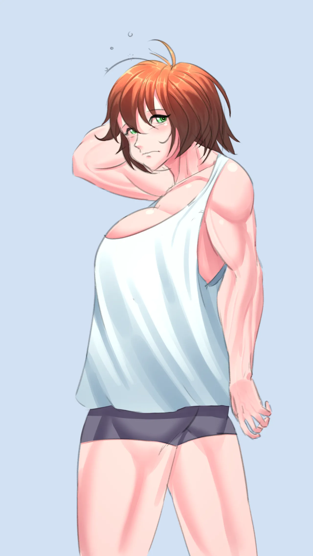 muscle girl art - page75