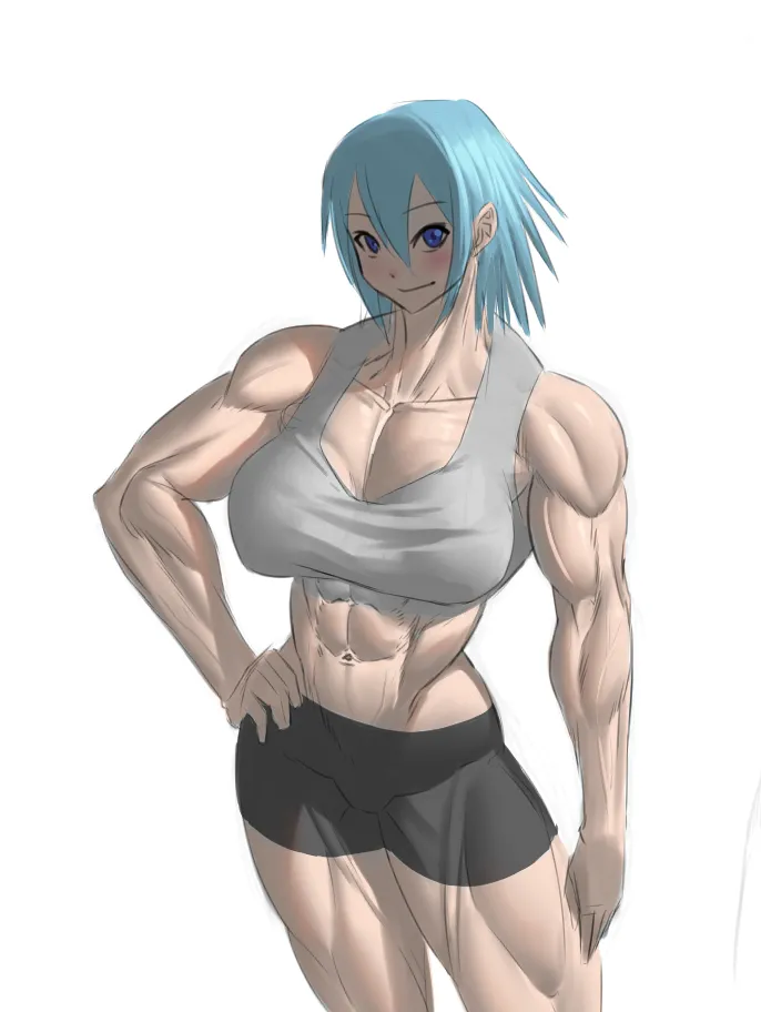 muscle girl art - page76