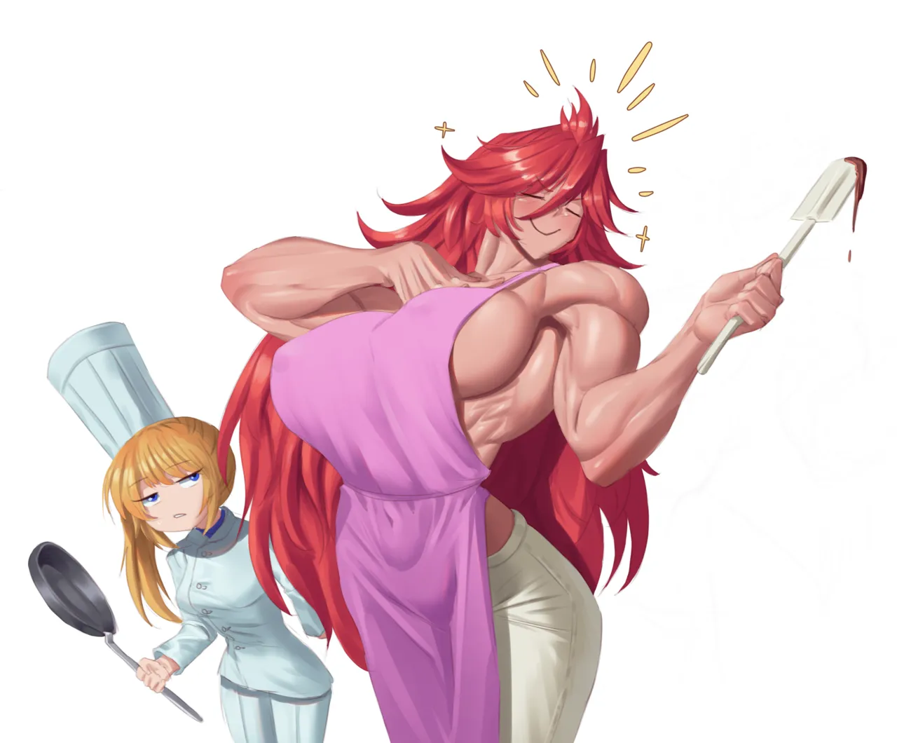 muscle girl art - page78