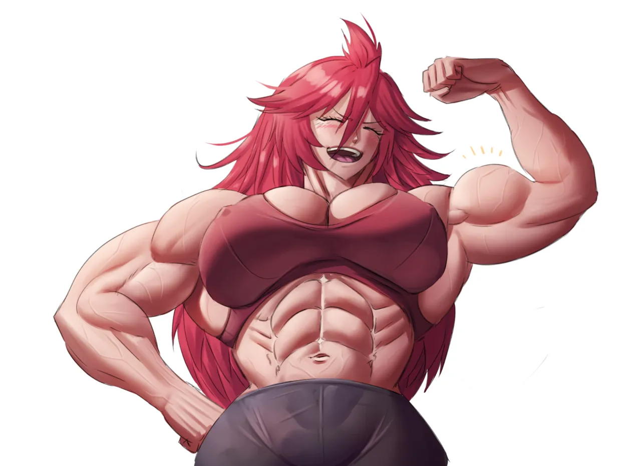 muscle girl art - page85
