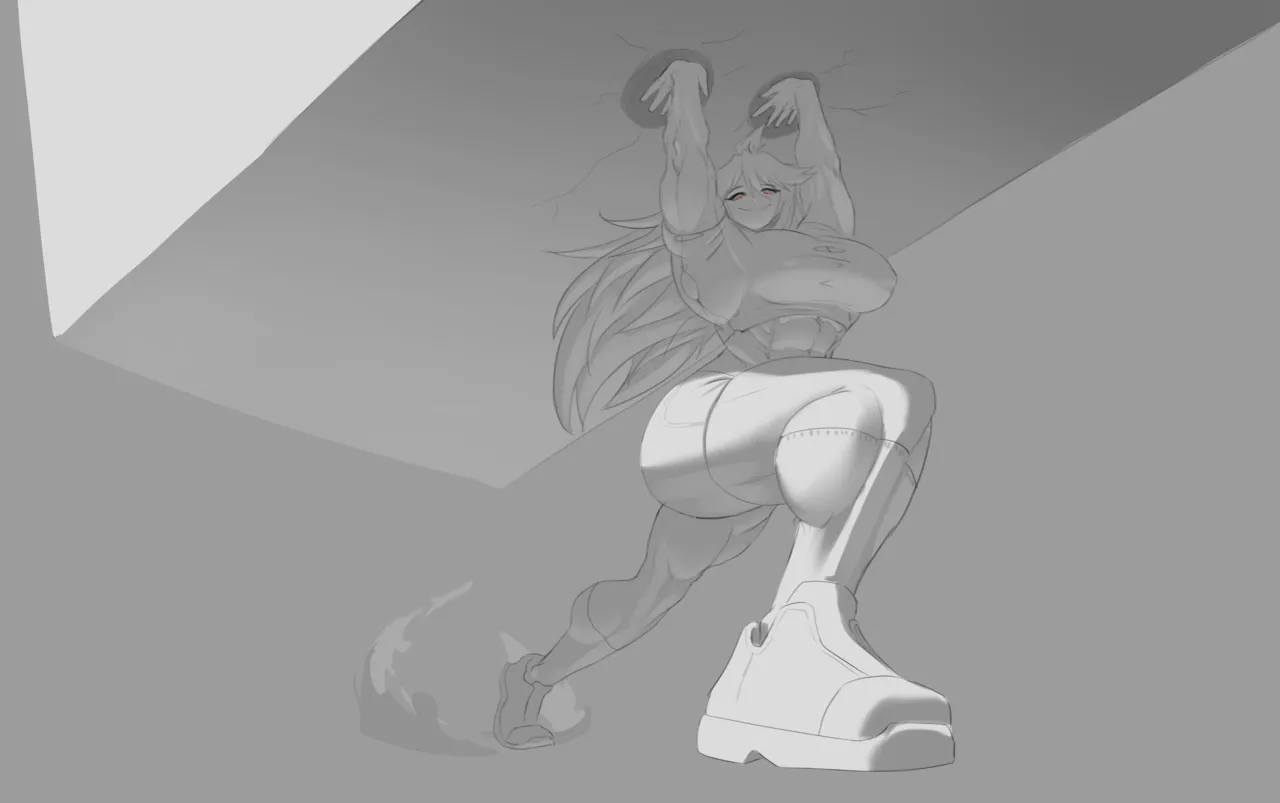muscle girl art - page92