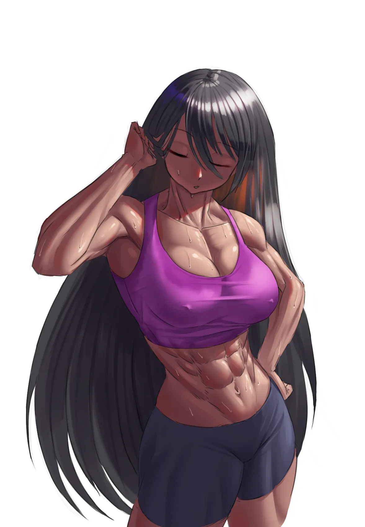 muscle girl art - page96
