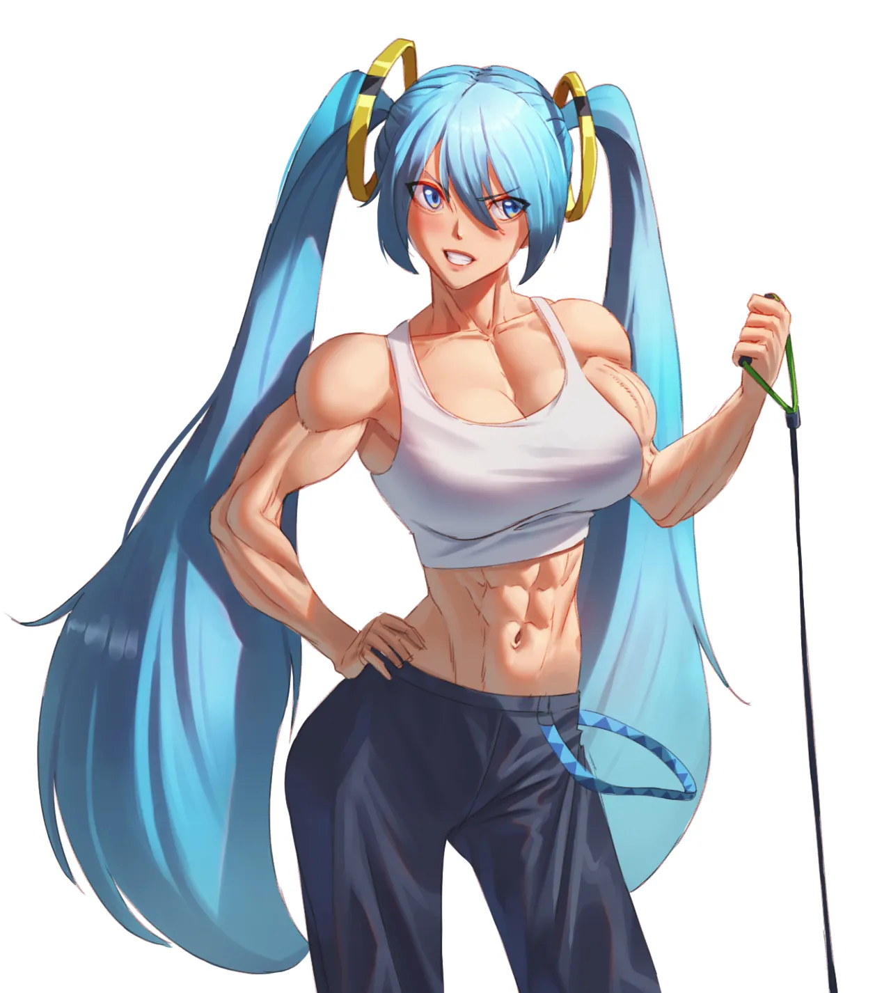 muscle girl art - page97