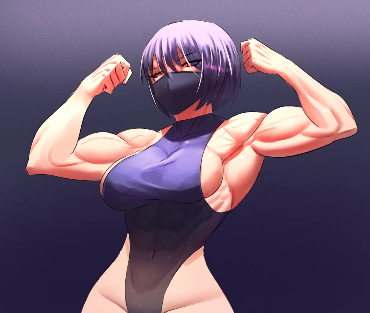 muscle girl art - page99