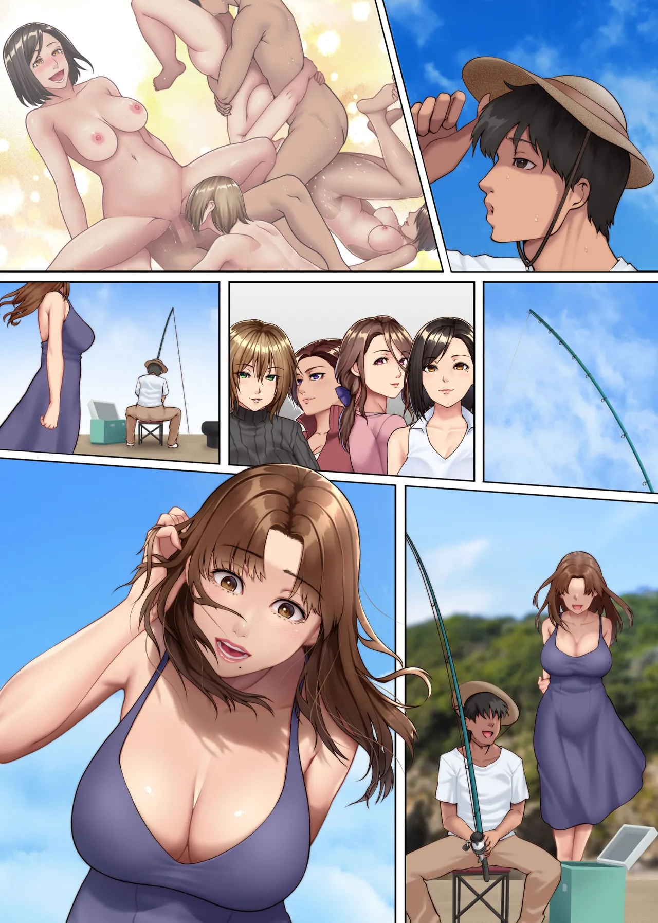 欲求不満妻しかいない島3 ～エッロい風習のある島でモラ夫から人妻を寝取ってハラマセル～ - page24