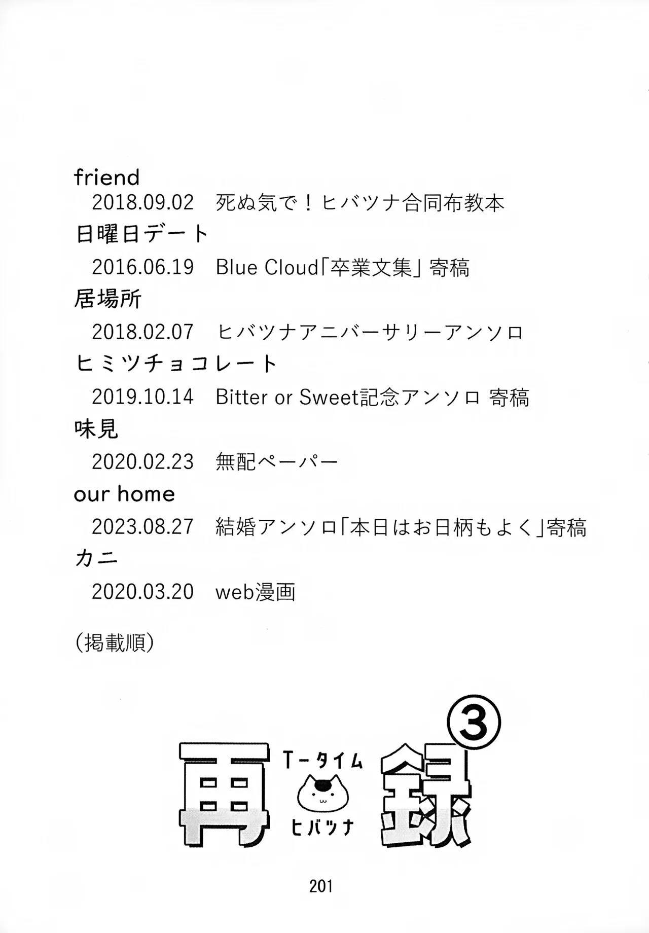 Ｔ－タイム再録本３ - page202