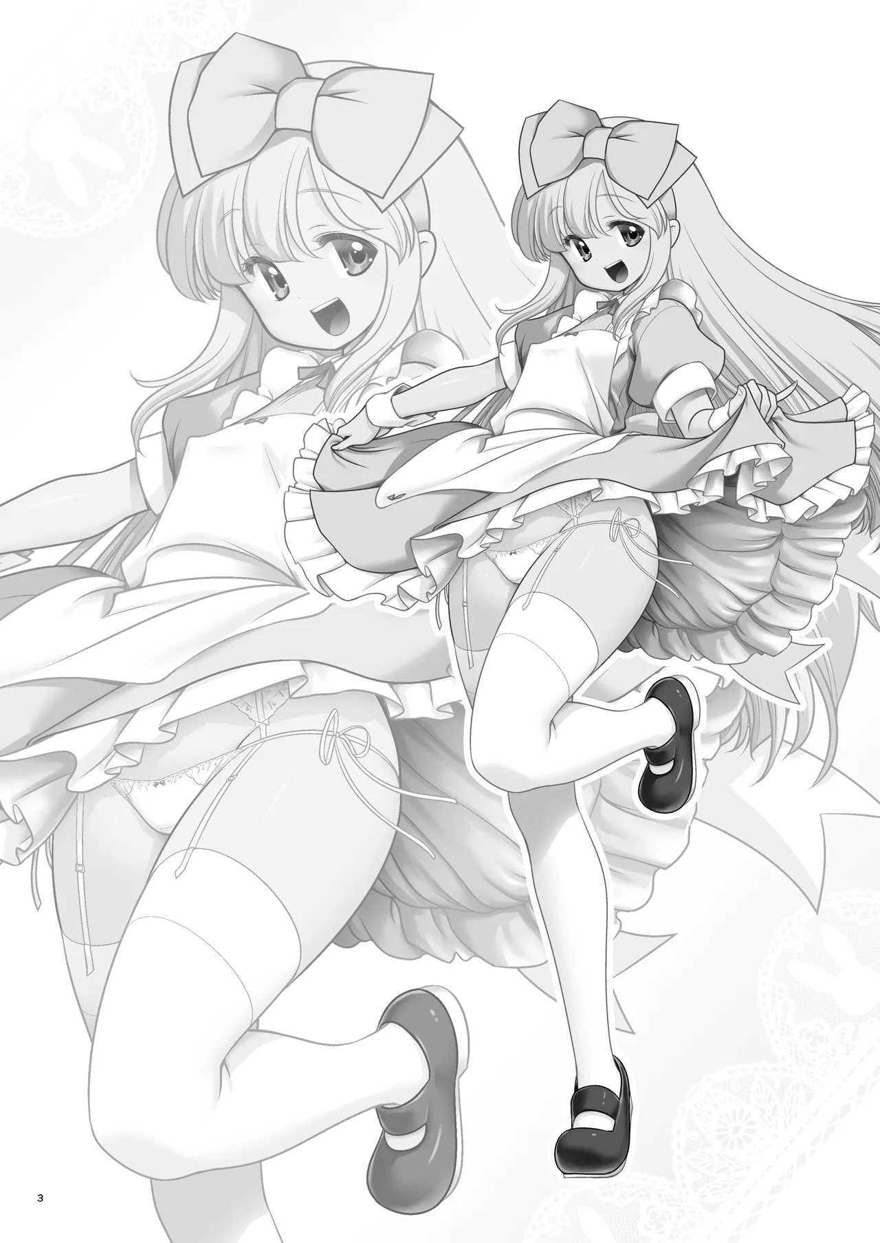 物語通りにしか動けない絵本の中のアリス達は鏡の国でもエッチなことヤりたい放題❤ - page3