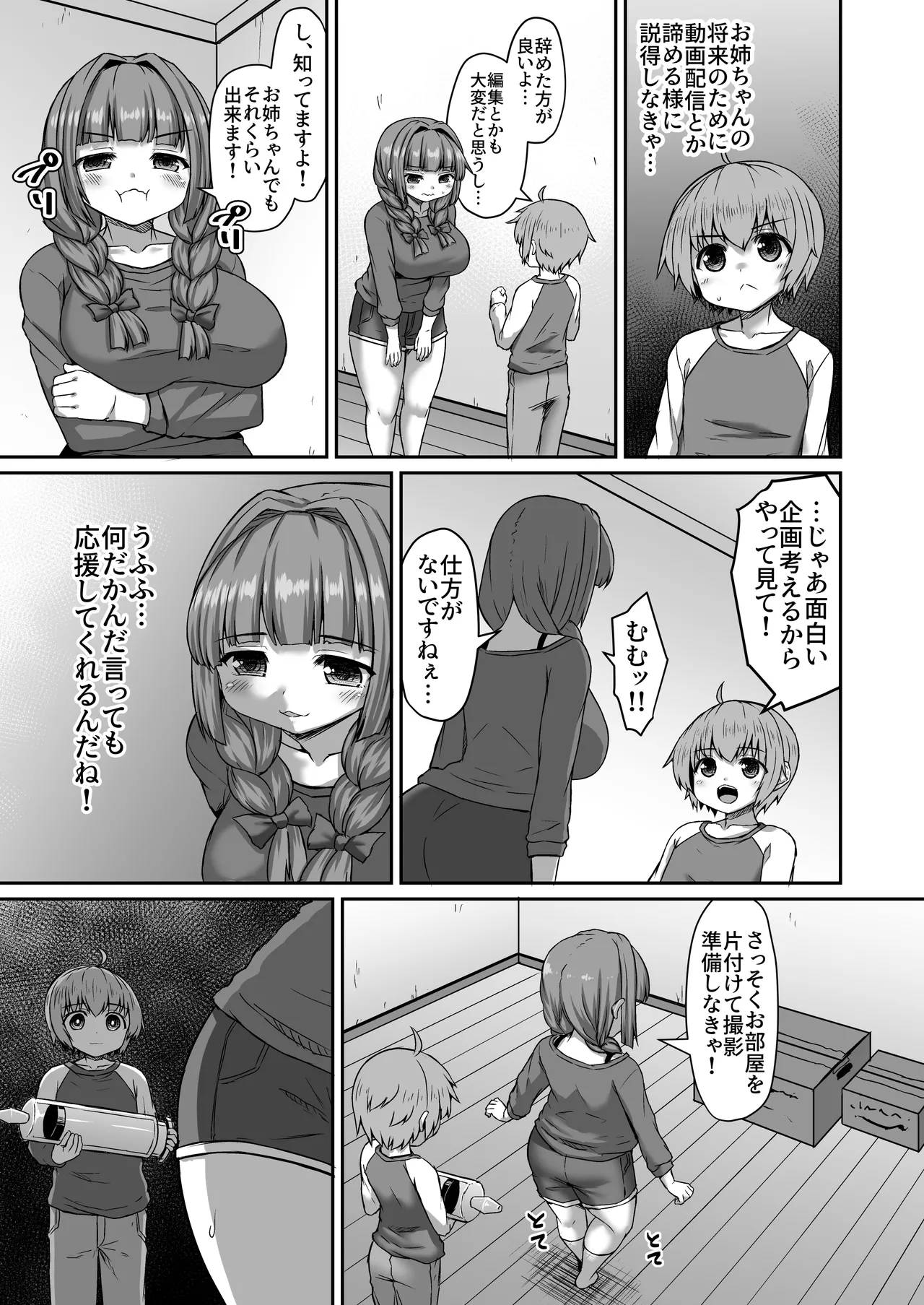 動画配信者になろうとする姉に苦言を呈する漫画 - page2