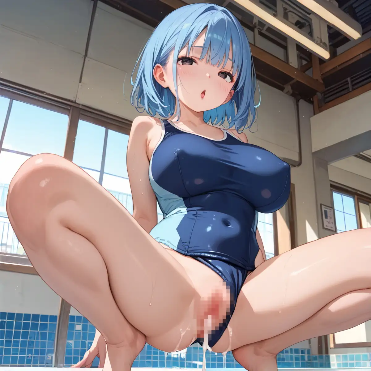 泳ぐよりエッチしよ？8〜水泳部はエチエチすぎる〜【厳選CG200枚収録】 [AI Generated] - page13