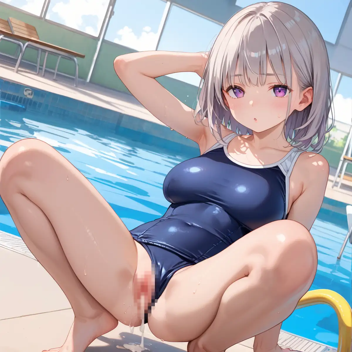 泳ぐよりエッチしよ？8〜水泳部はエチエチすぎる〜【厳選CG200枚収録】 [AI Generated] - page135