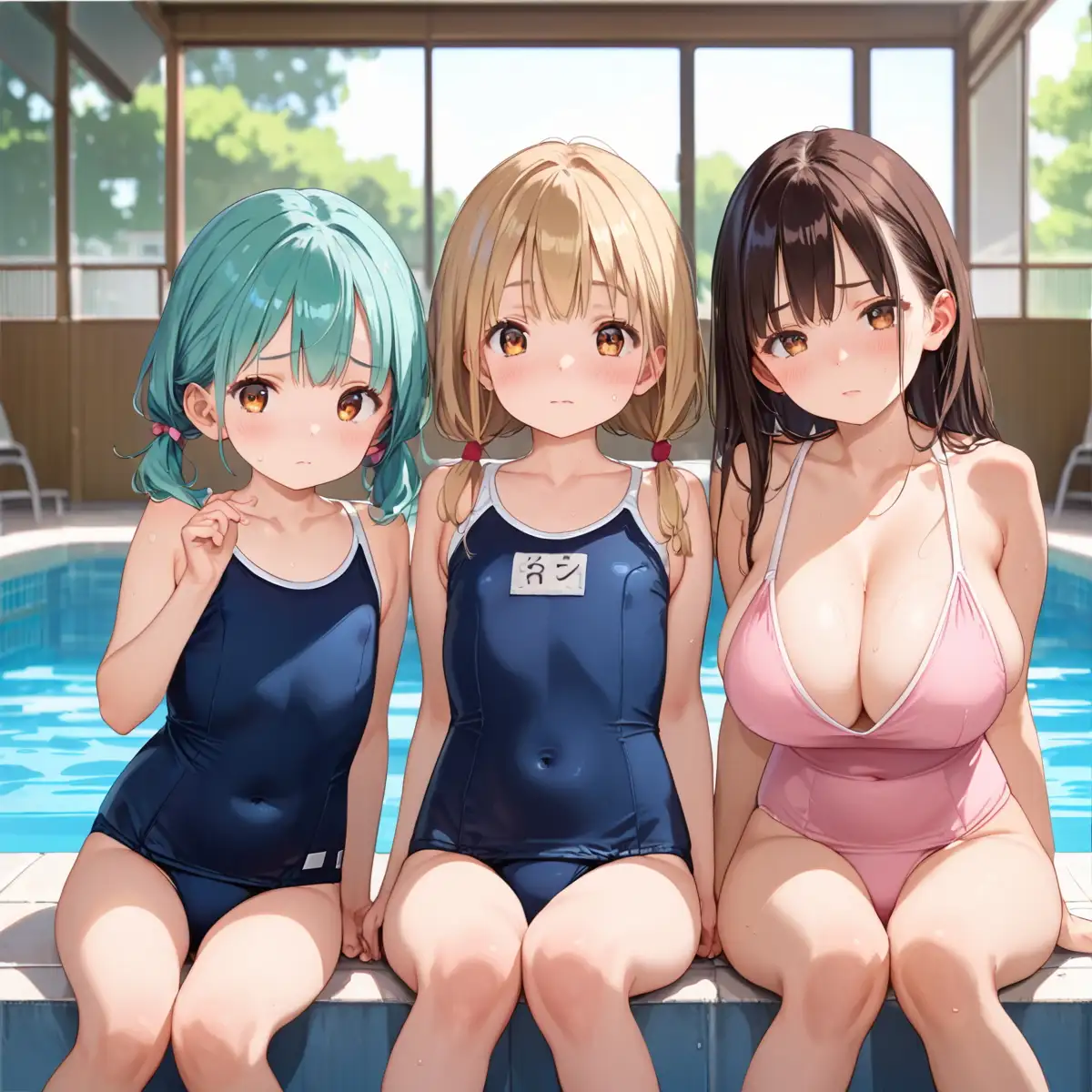 泳ぐよりエッチしよ？8〜水泳部はエチエチすぎる〜【厳選CG200枚収録】 [AI Generated] - page139