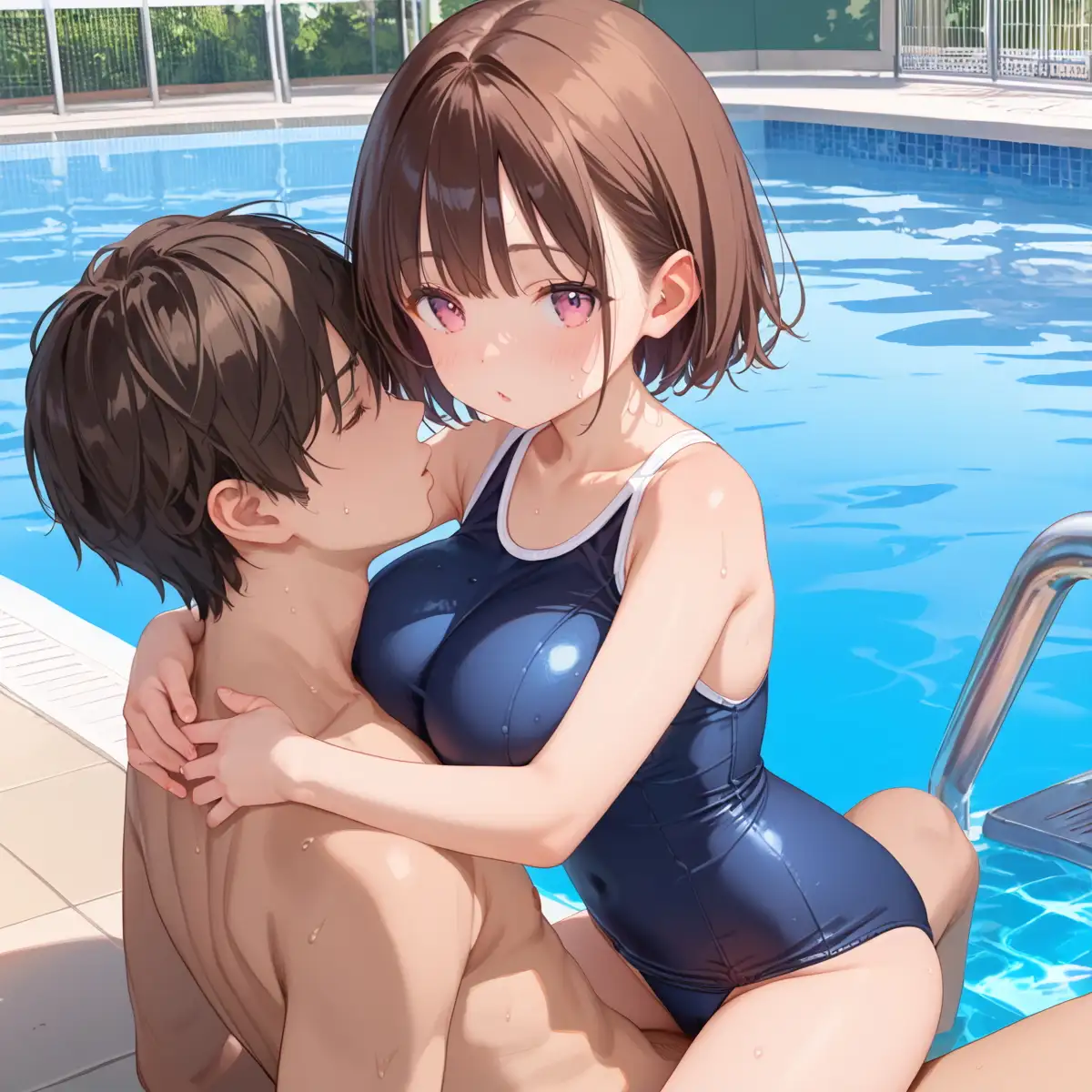 泳ぐよりエッチしよ？8〜水泳部はエチエチすぎる〜【厳選CG200枚収録】 [AI Generated] - page163