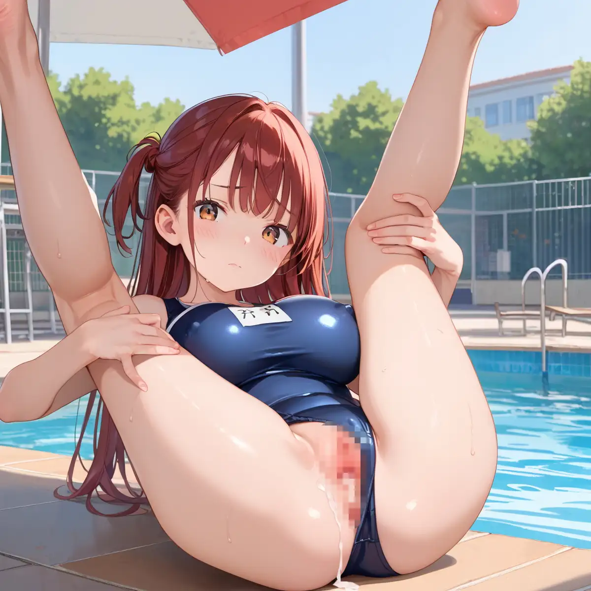 泳ぐよりエッチしよ？8〜水泳部はエチエチすぎる〜【厳選CG200枚収録】 [AI Generated] - page164