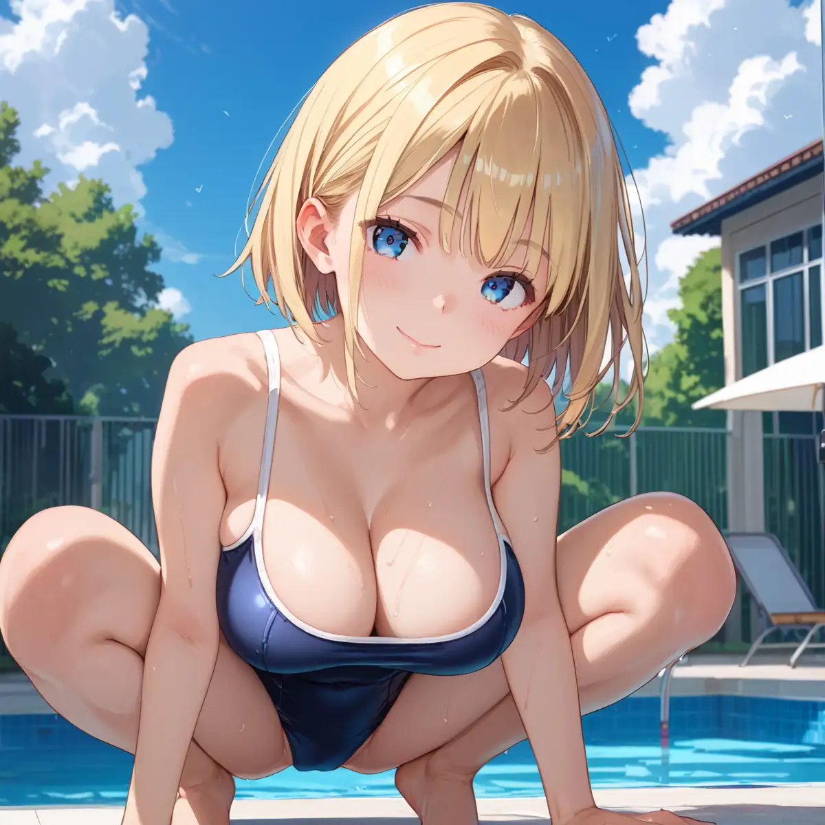 泳ぐよりエッチしよ？8〜水泳部はエチエチすぎる〜【厳選CG200枚収録】 [AI Generated] - page17