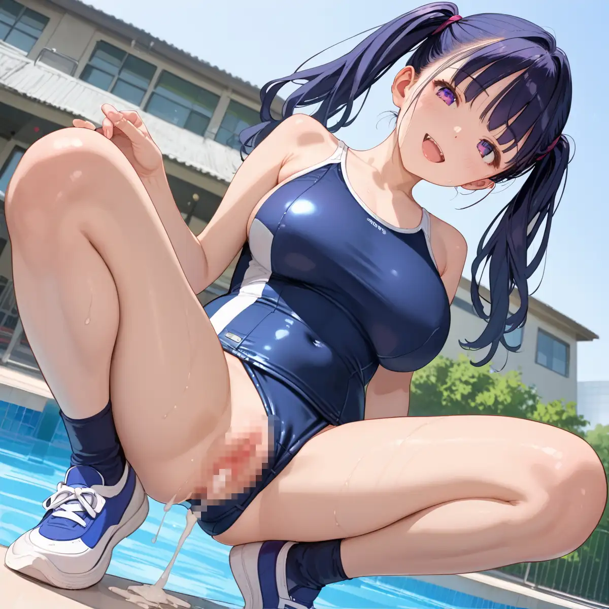 泳ぐよりエッチしよ？8〜水泳部はエチエチすぎる〜【厳選CG200枚収録】 [AI Generated] - page179