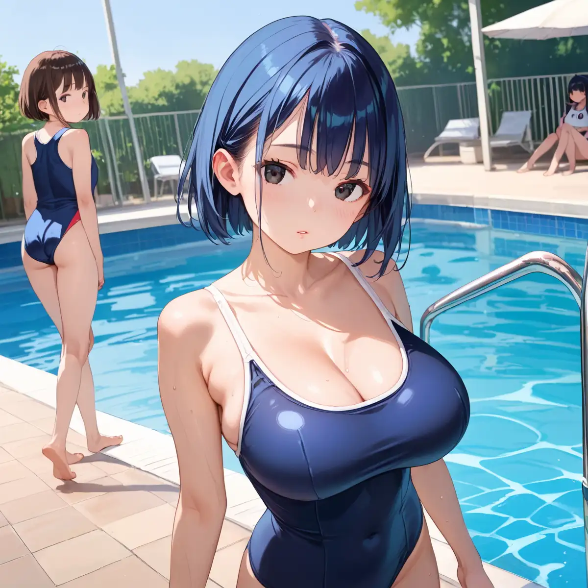 泳ぐよりエッチしよ？8〜水泳部はエチエチすぎる〜【厳選CG200枚収録】 [AI Generated] - page180