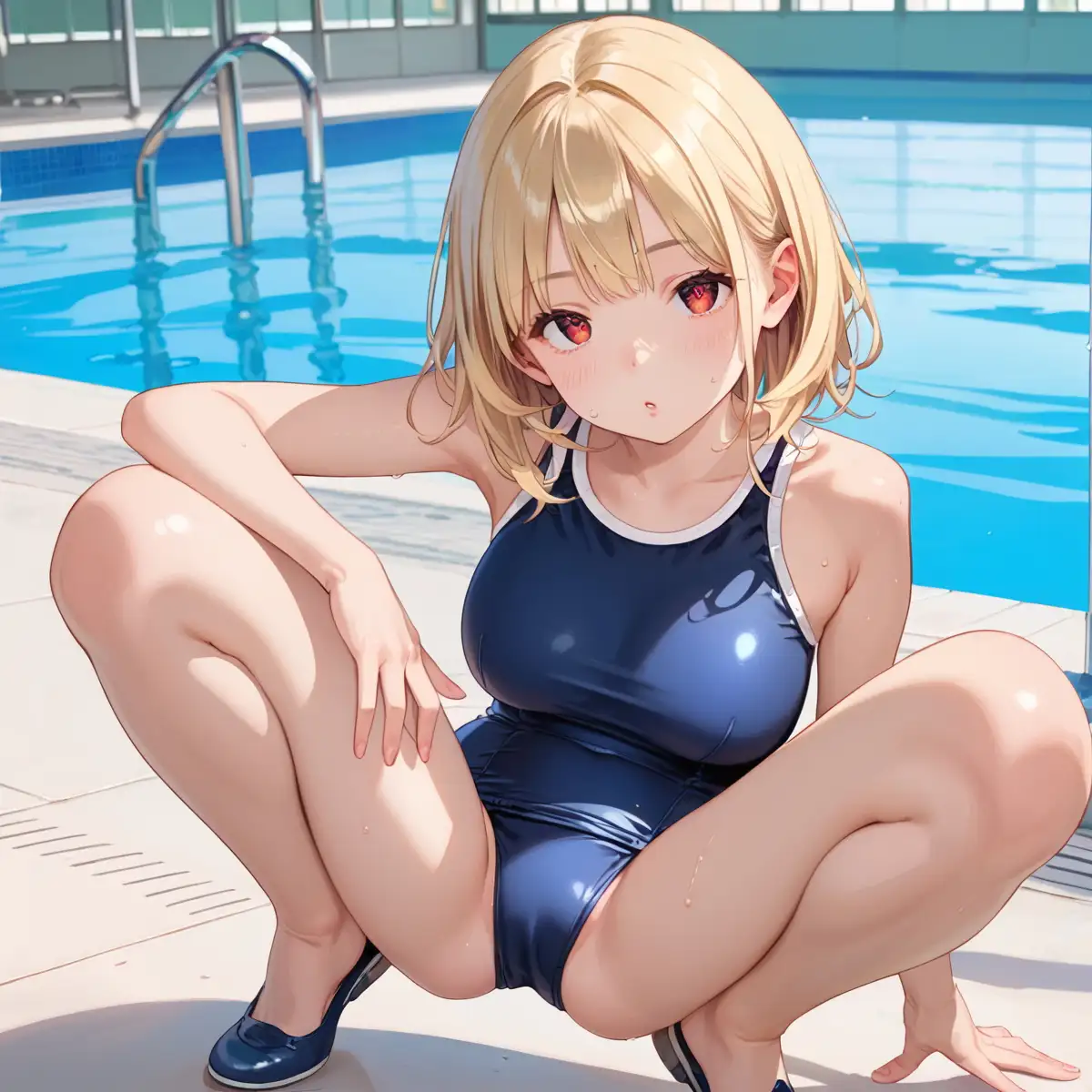 泳ぐよりエッチしよ？8〜水泳部はエチエチすぎる〜【厳選CG200枚収録】 [AI Generated] - page36