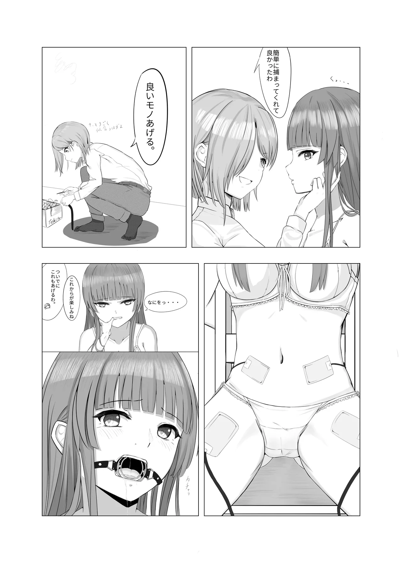 女の子に口枷付けさせたいだけ - page2