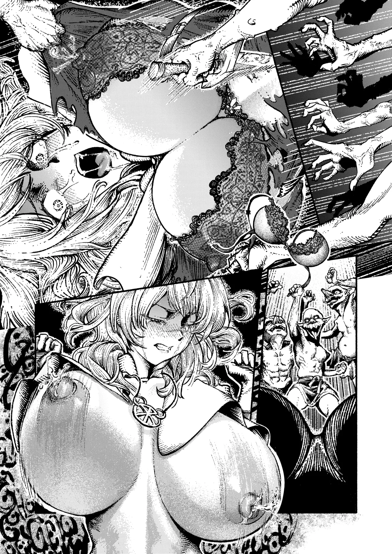 緑珠の記録 豊艶な侍祭の獣欲集団凌辱 - page27