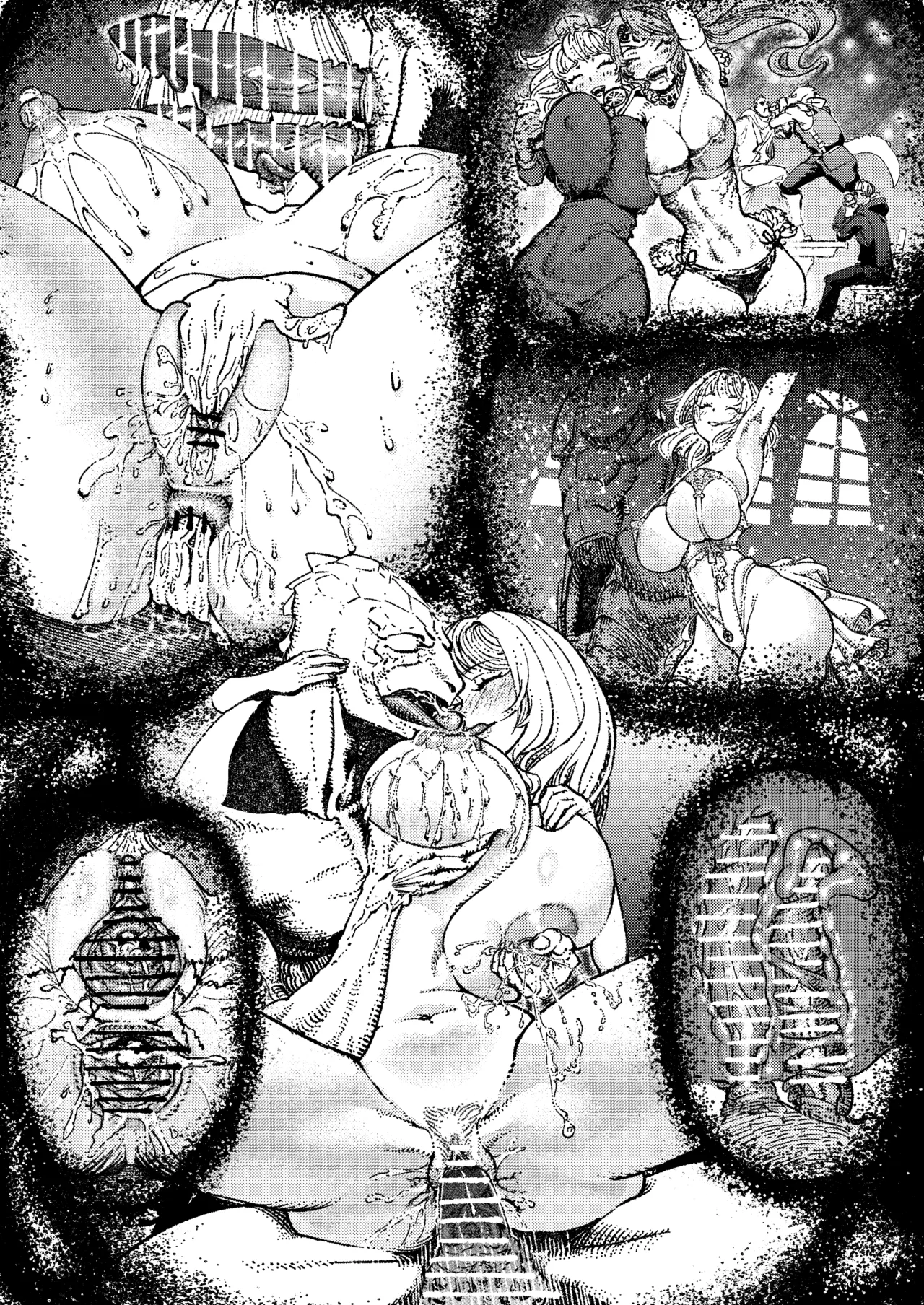 緑珠の記録 豊艶な侍祭の獣欲集団凌辱 - page34