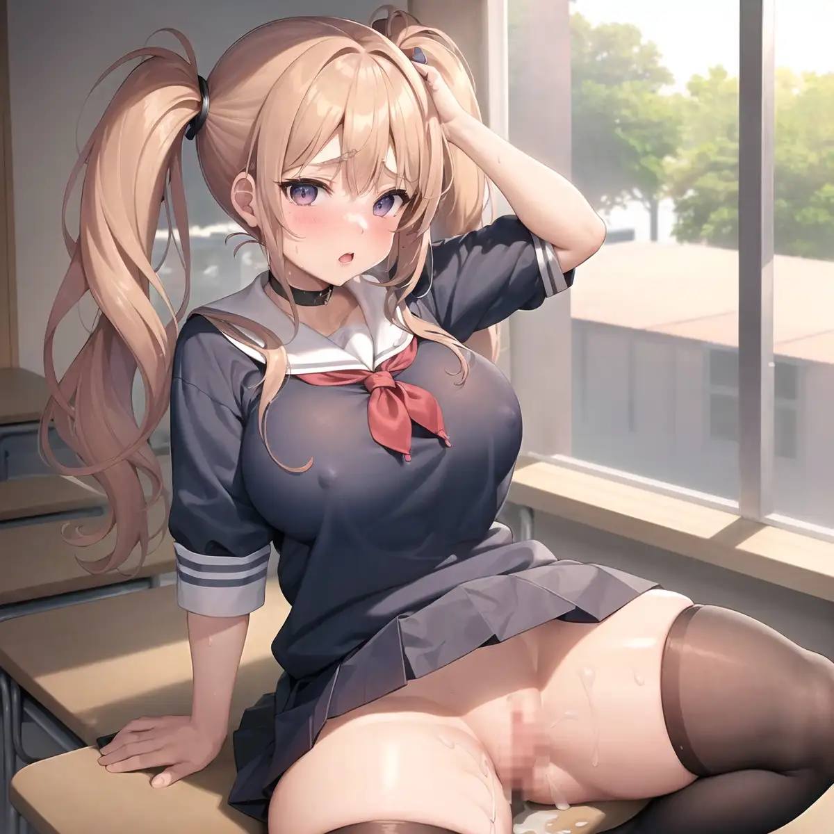 催●支配でハーレム学園4【豪華400枚・内セリフ付き20枚収録】 [AI Generated] - page36