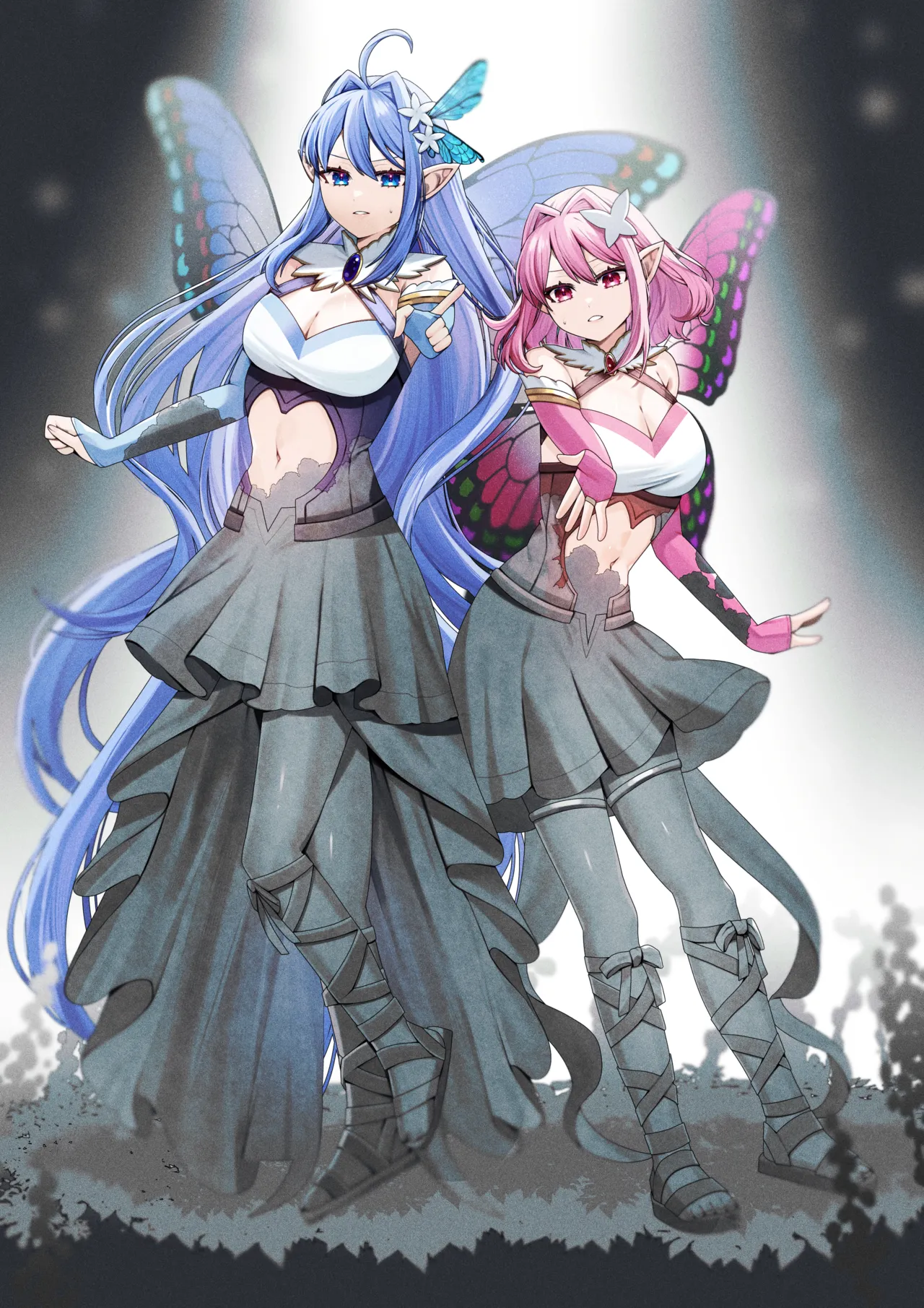 石化漫画】妖精五姉妹の像