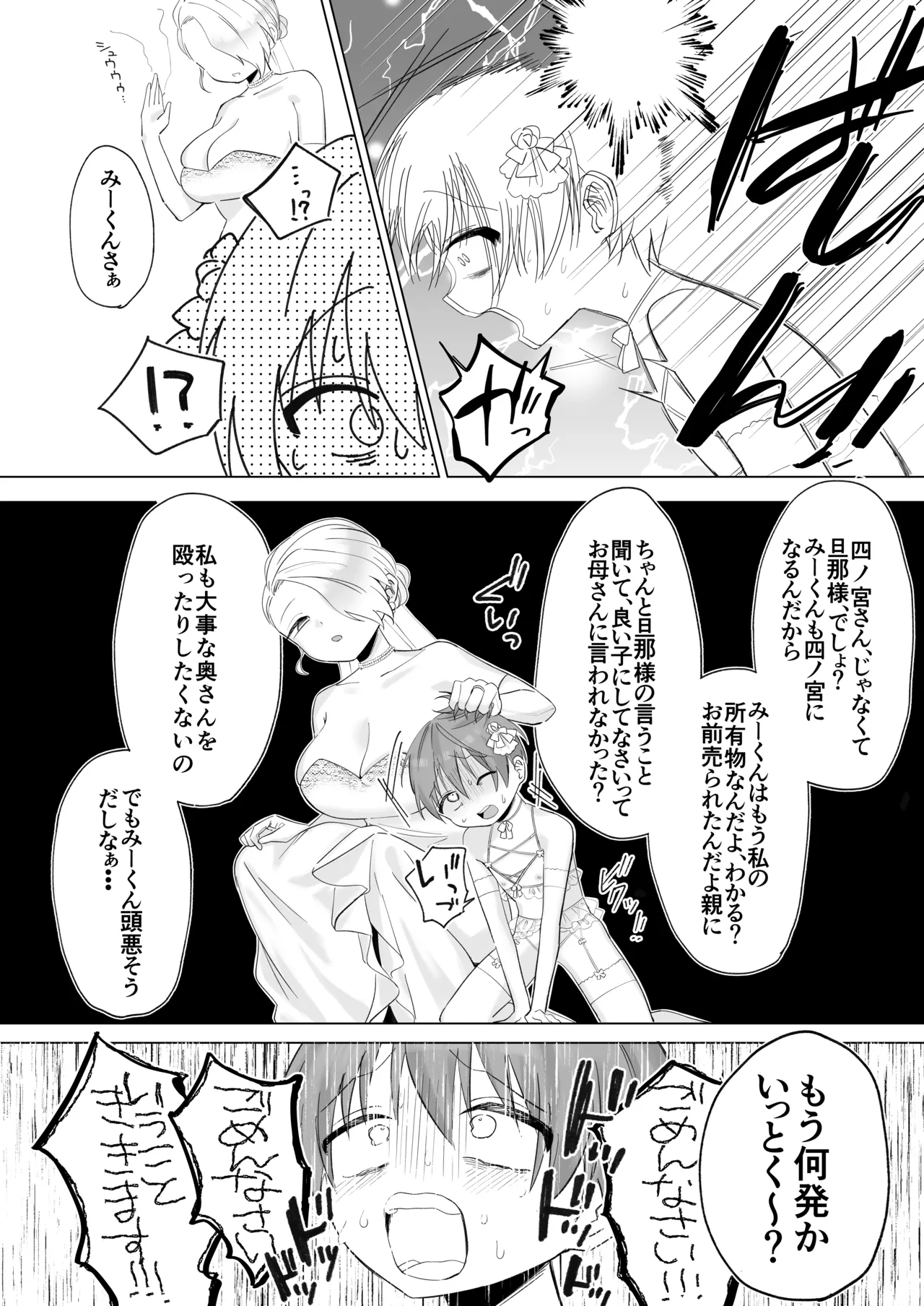 ふたなり旦那様と奴○契約婚 - page6