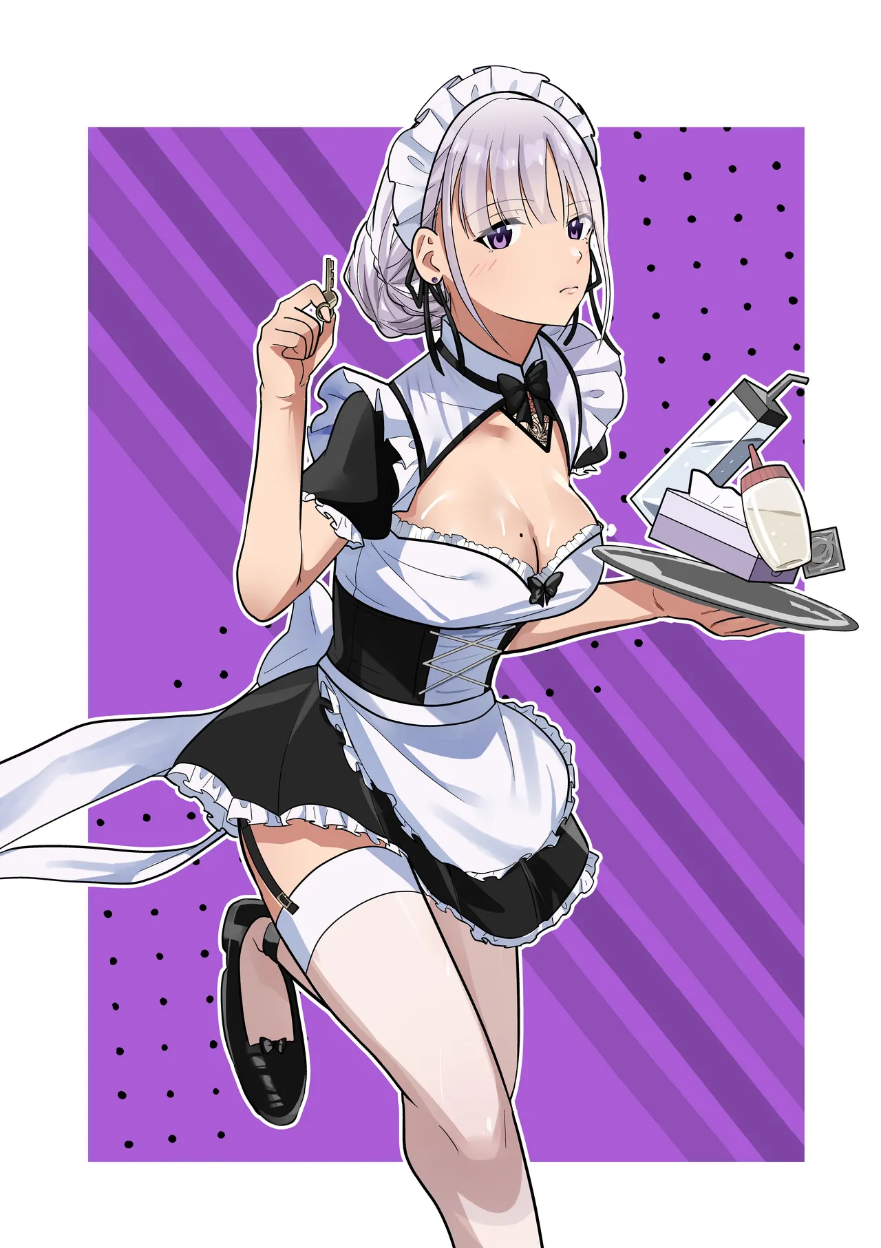 事務的クールメイドさんの射精管理調教 - page26