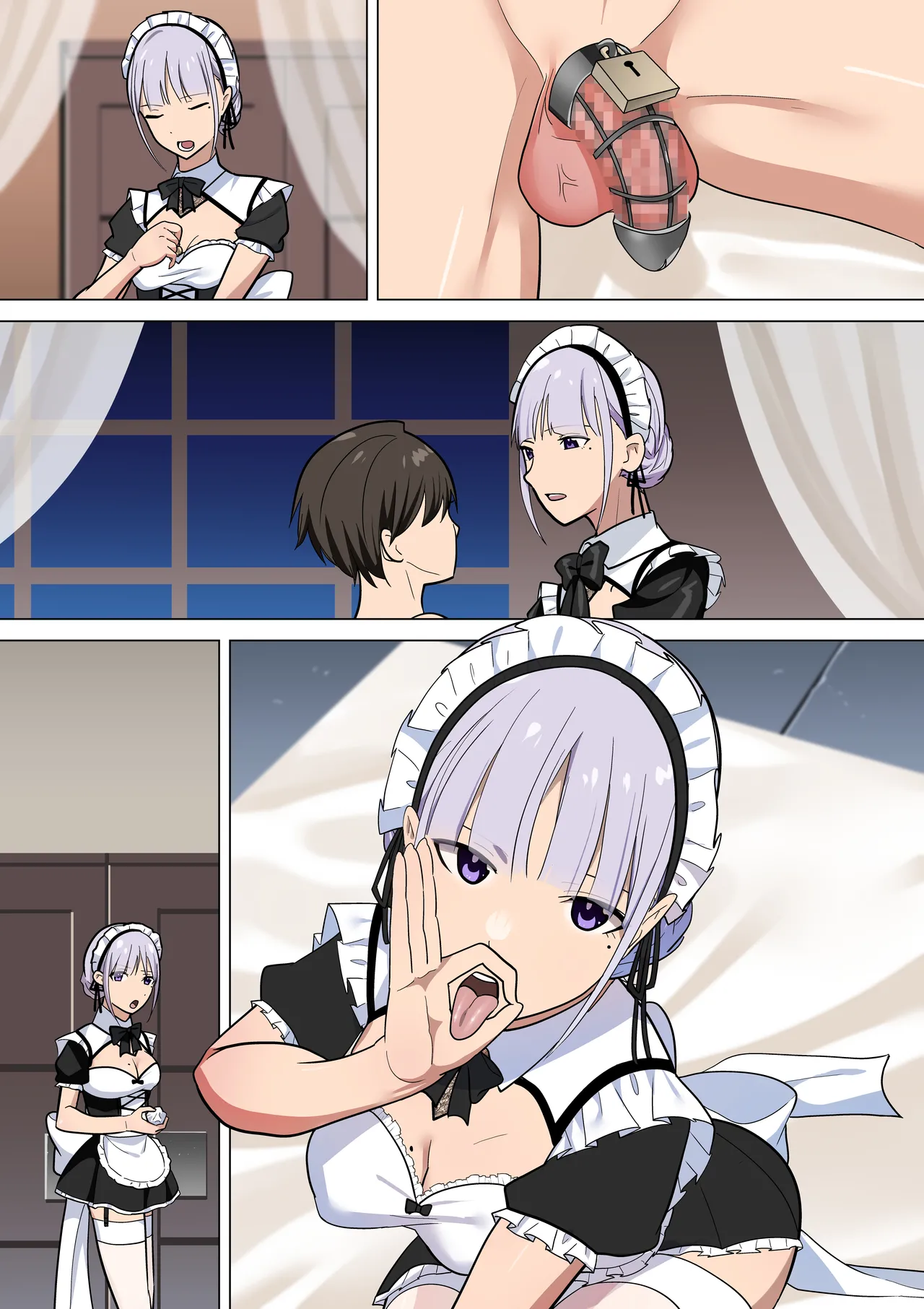 事務的クールメイドさんの射精管理調教 - page29