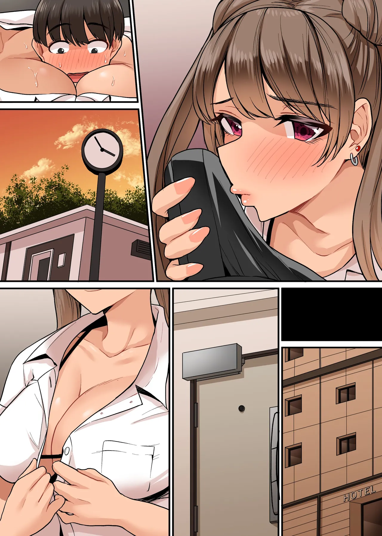 美ギャルトリオはショタチンポがだぁいすきっ!ビッチギャルたちがデカすぎるボクのチンポの生オナホになっちゃった! - page32