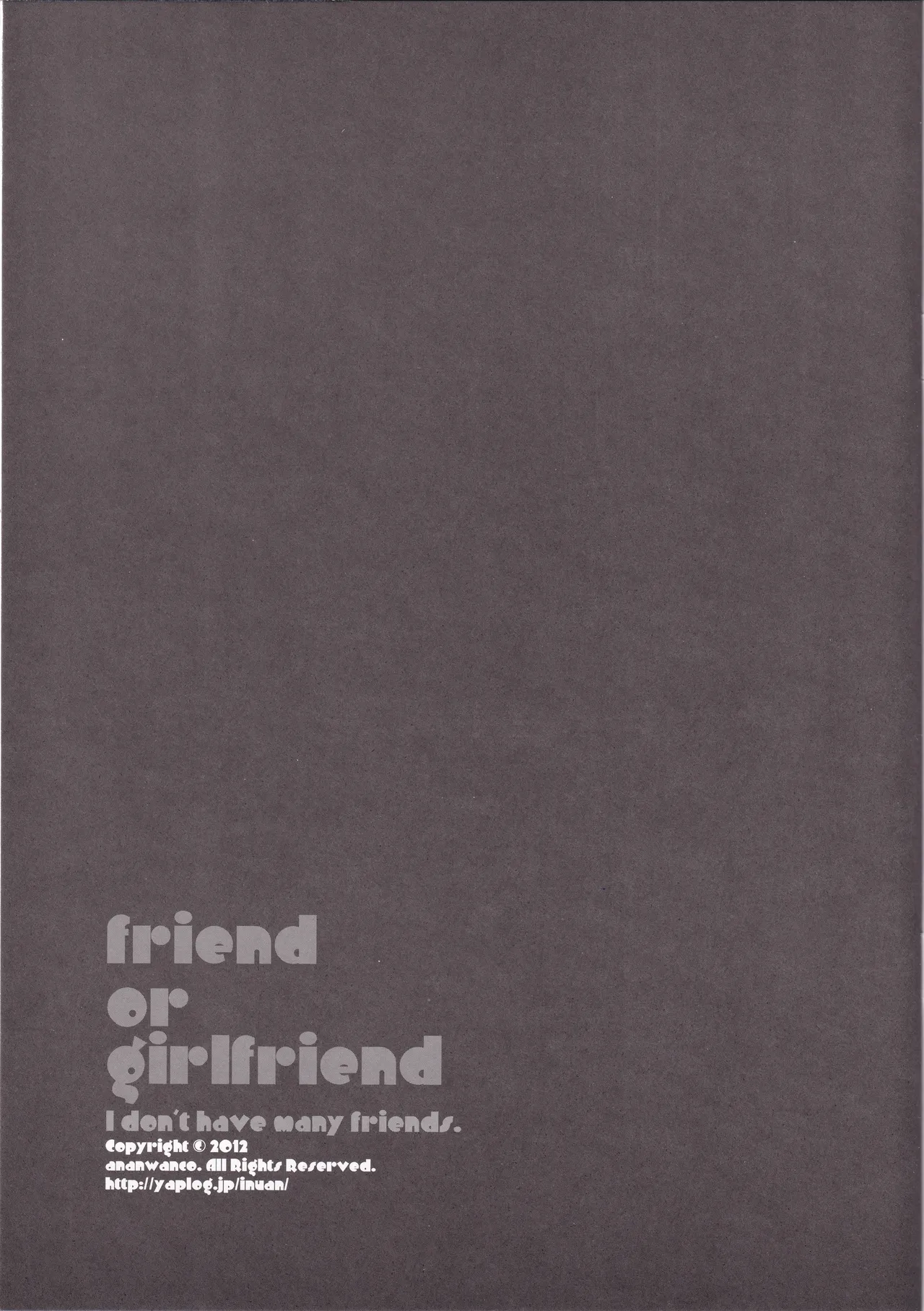 friend or girlfriend - page2