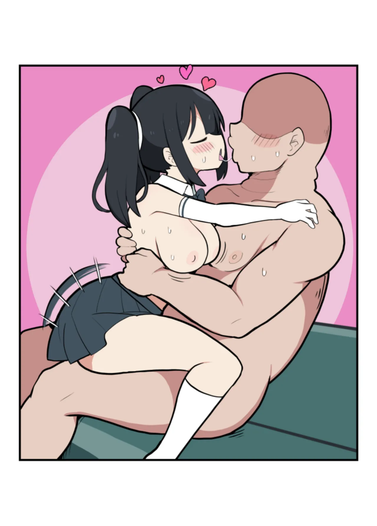 黒髪おっぱいちゃんとおじさんが付き合う話♡ - page92