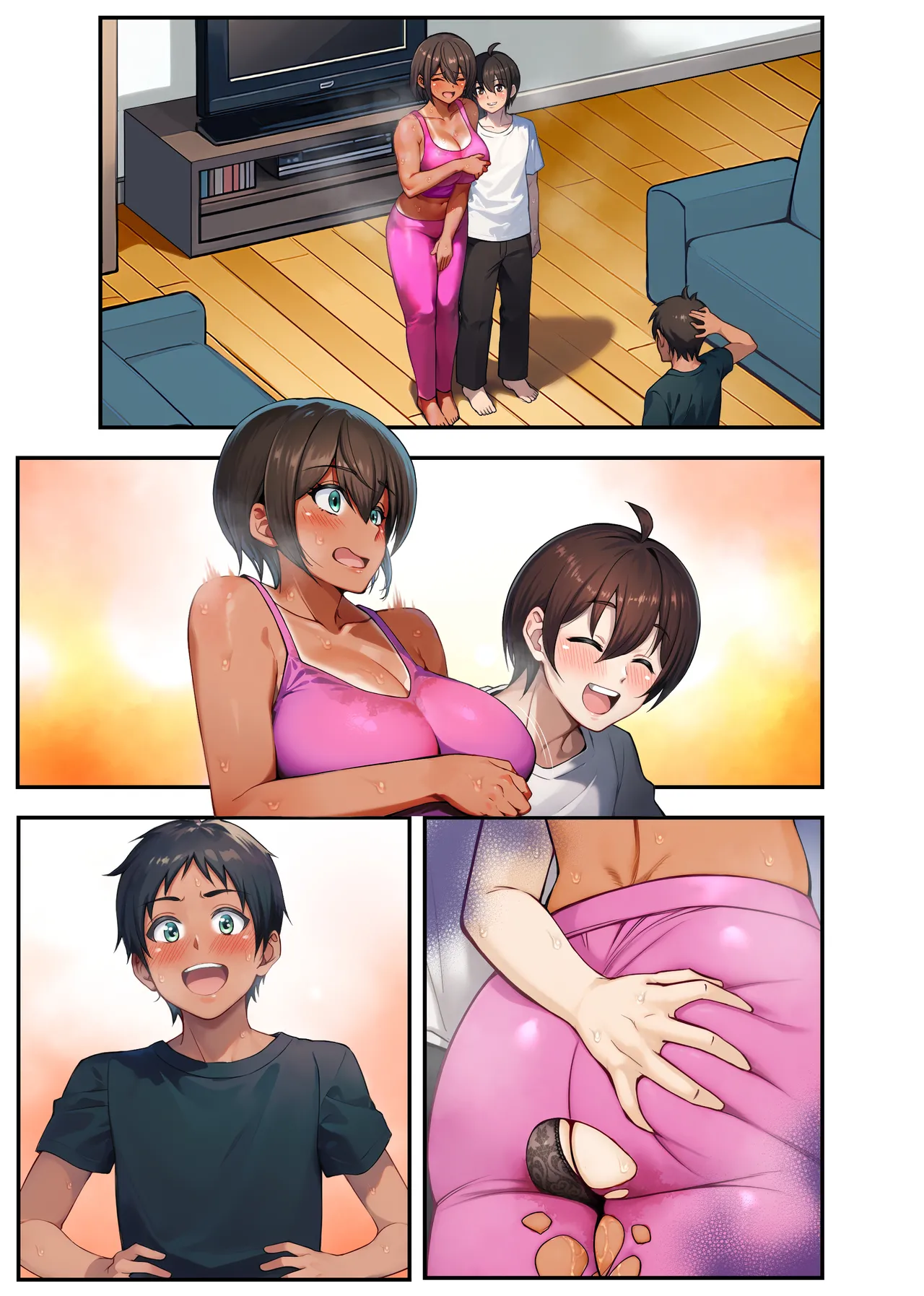 俺の母ちゃんが友達の専用オナホールになる話2 俺の母ちゃんが友達の専用オナホールになる話2 前編 - page71