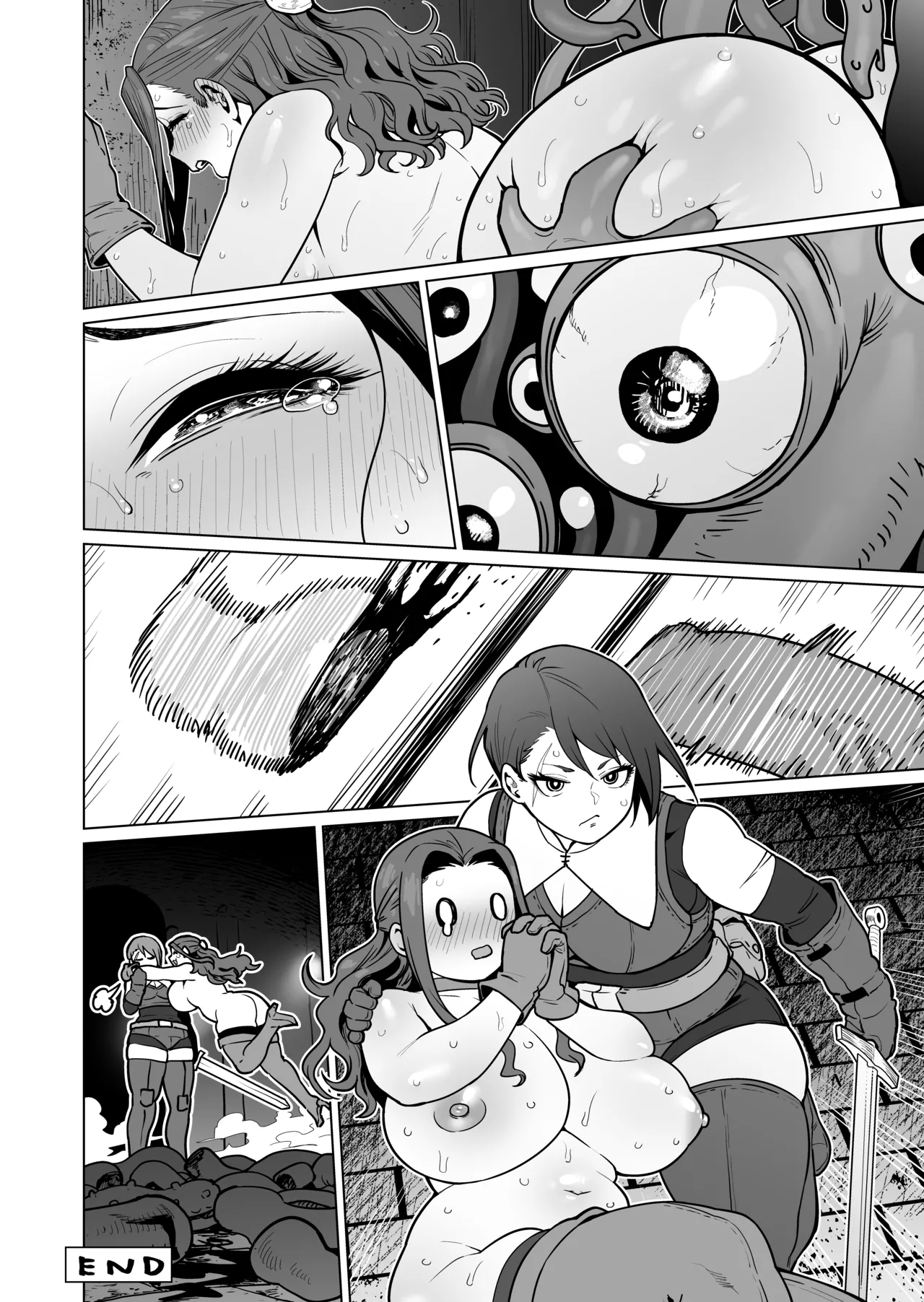 触手ダンジョン漫画 - page3