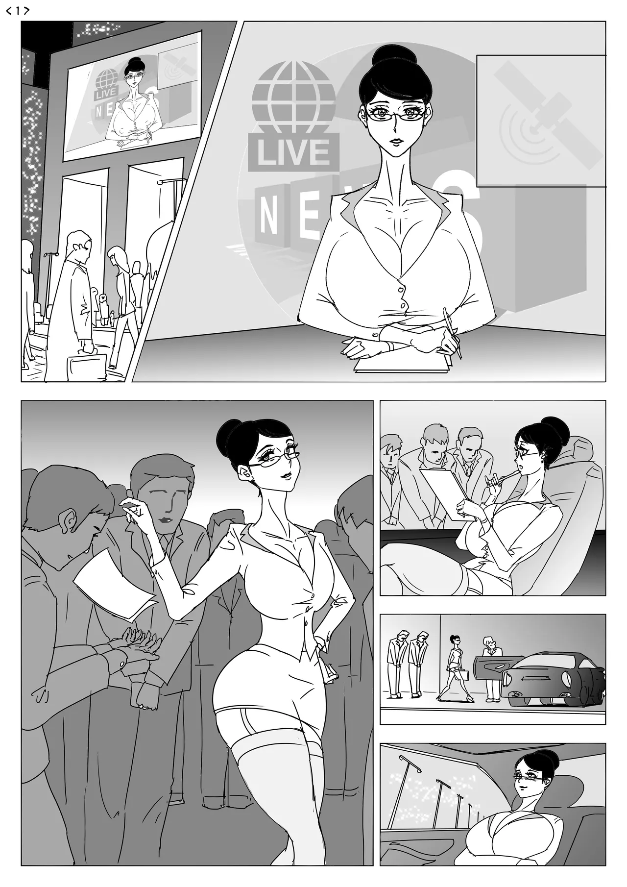 美人女子アナ兽交委员会 - page2