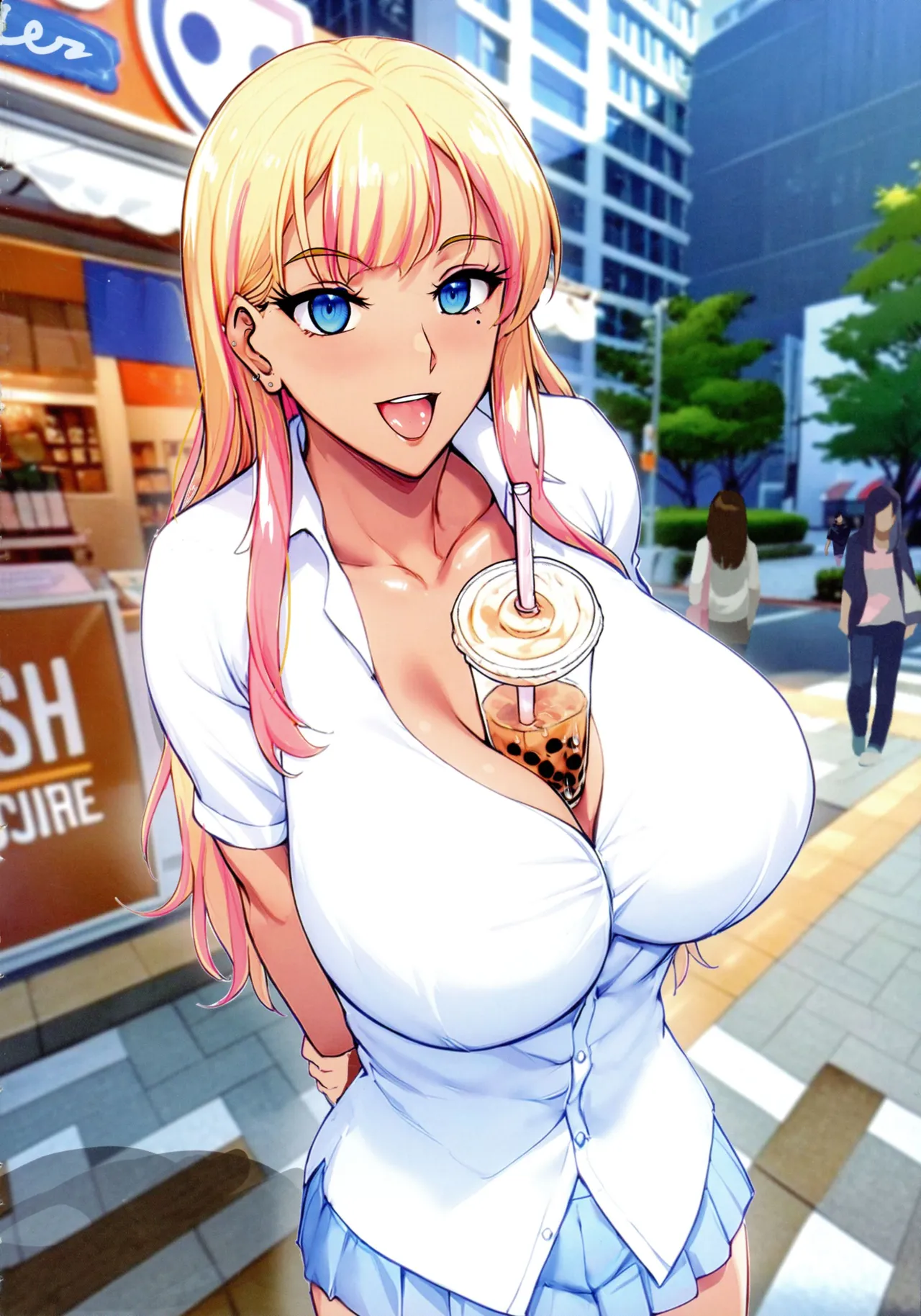 陰キャ弟がオタリーマン生活しながら母乳たっぷり金髪爆乳母娘をハーレムH＆個別デートで孕ませる話 - page99