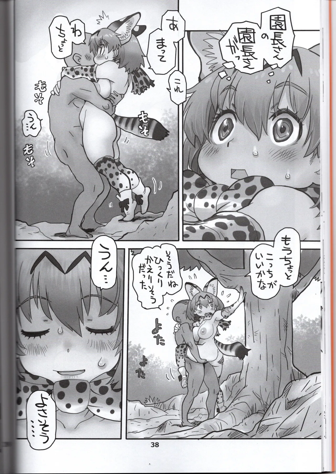 サーバルちゃんがえっちな本～園長の帰還～（けものフレンズ） - page38